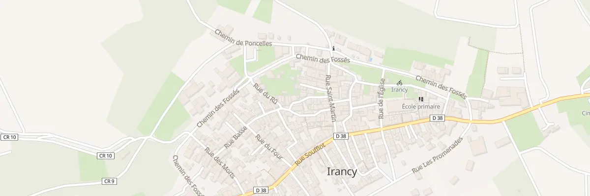 Plan du 6 Rue de la Boucherie à Irancy