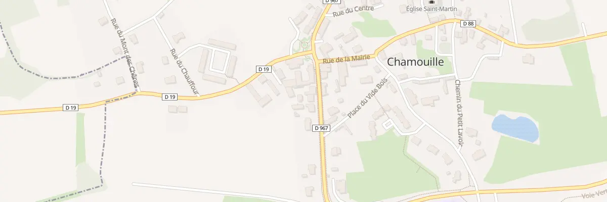 Plan du 6 Rue du Chemin des Dames à Chamouille