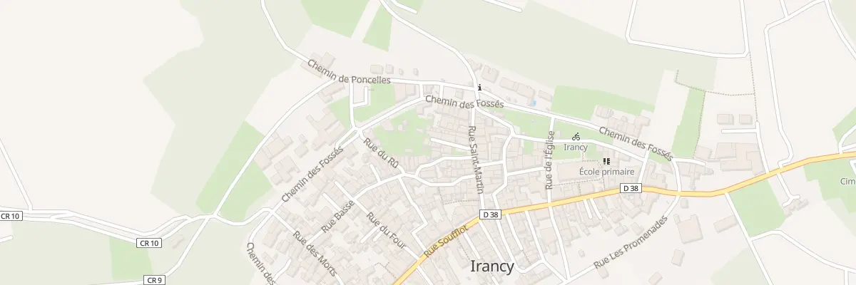 Plan du 5005 Rue St Martin à Irancy