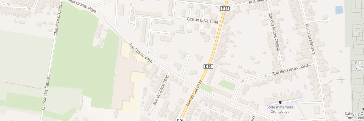 Plan du 3 Rue Cronte-voye à Quiévrechain