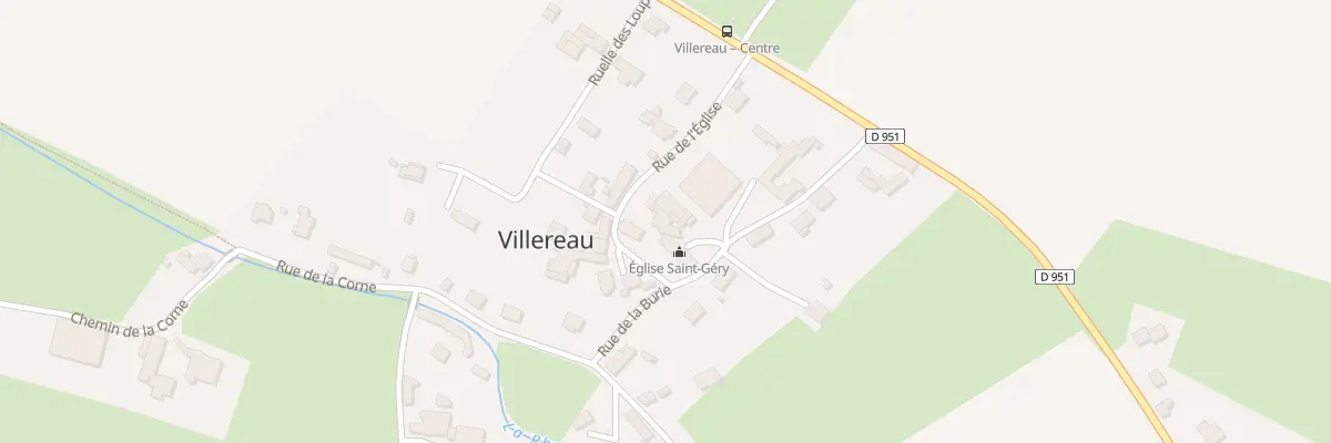 Plan du 11 Place de l’Eglise St Gery à Villereau