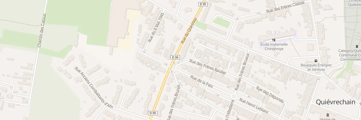 Plan du 162 Rue du Quesnoy à Quiévrechain