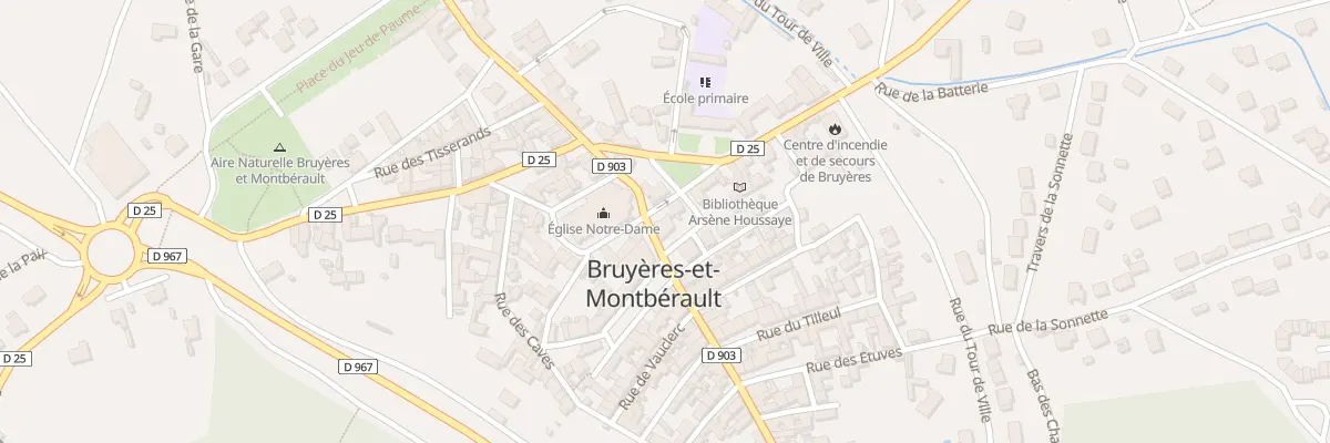 Plan du 4 Rue Porte de Laon à Bruyères-et-Montbérault