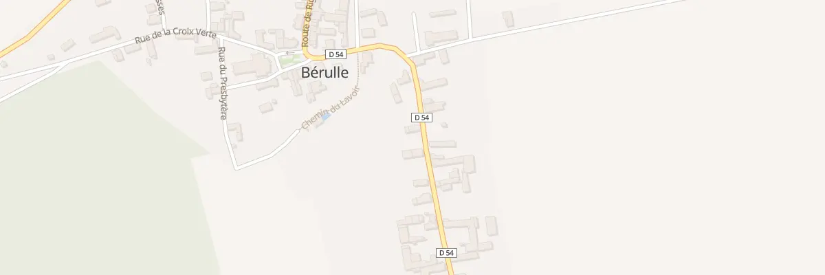 Plan du 10 Rue du Faubourg à Bérulle