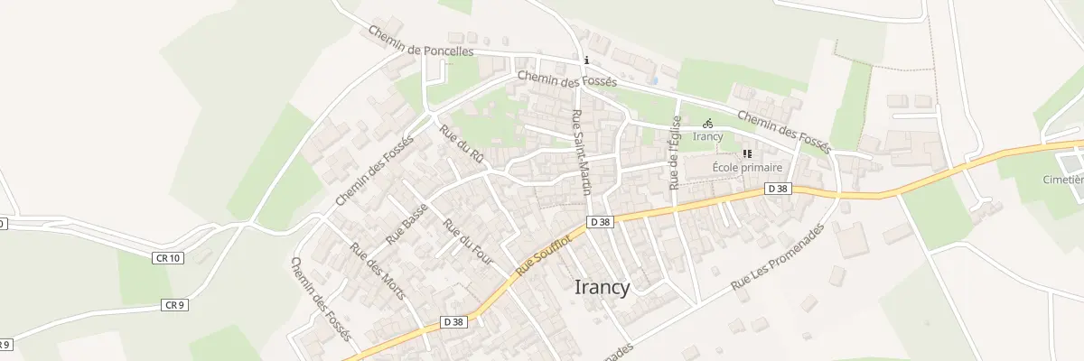 Plan du 2 Rue Basse à Irancy