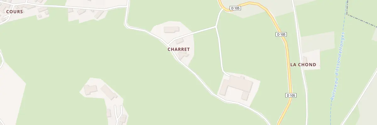 Plan du 10 Lieu Dit Charret à Saint-Sauveur-la-Sagne
