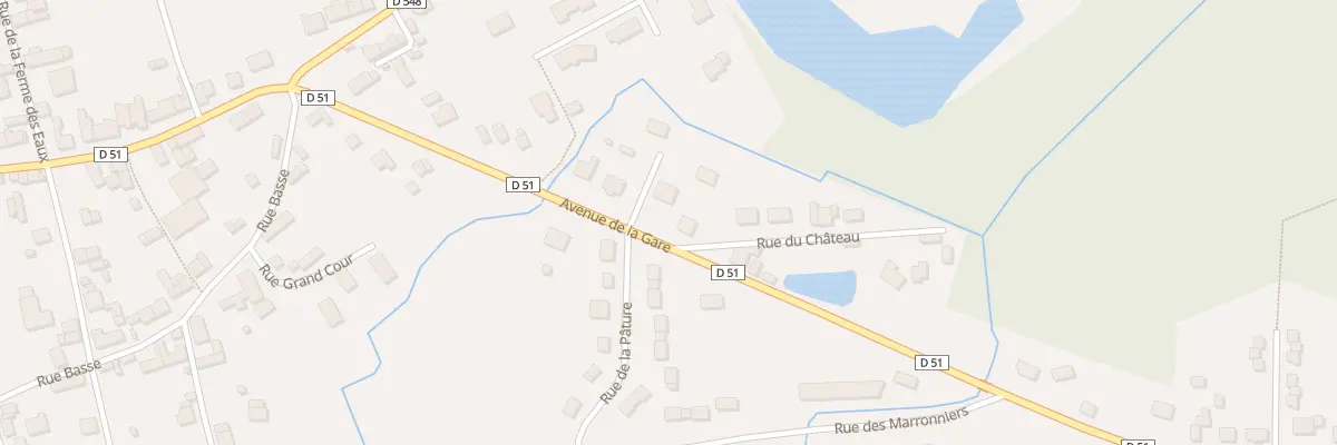 Plan du 9 Rue de la Gare à Esclavolles-Lurey