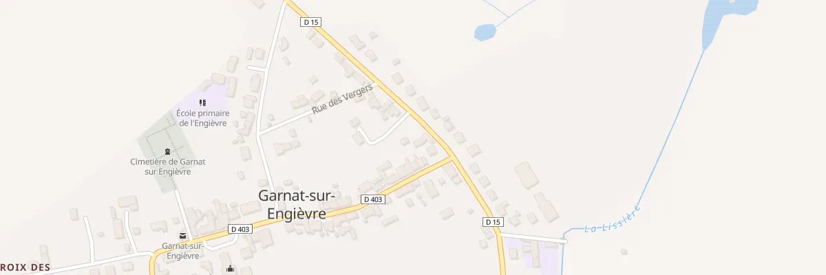 Plan du 21 Rte de Gannay sur Loire à Garnat-sur-Engièvre