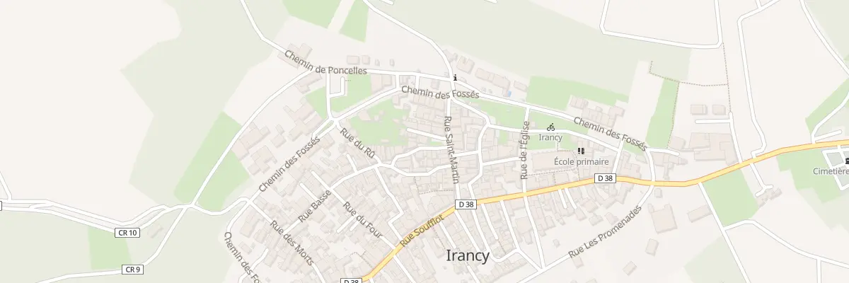Plan du 2 Rue de la Boucherie à Irancy