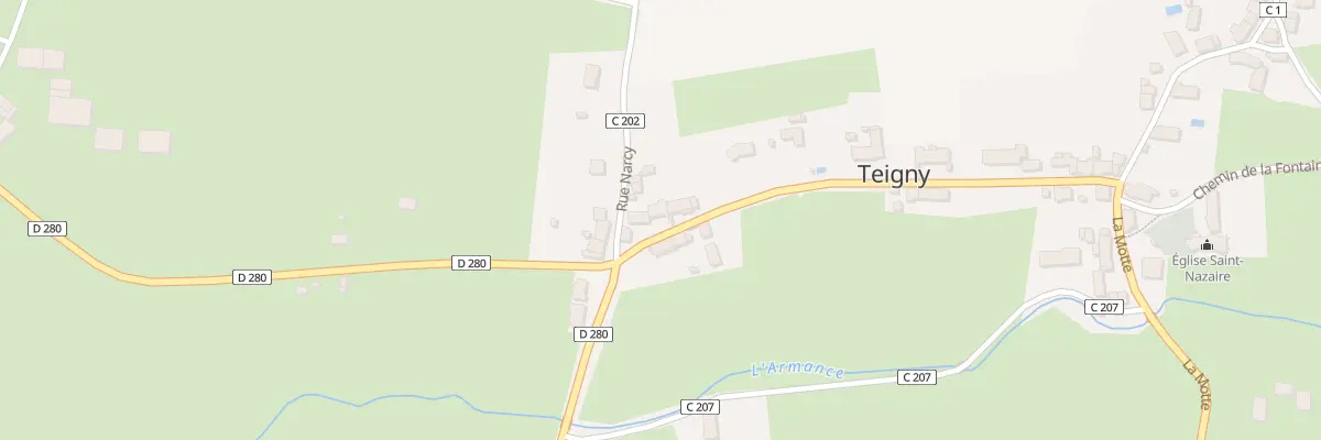 Plan du 20 Rue de la Mairie à Teigny