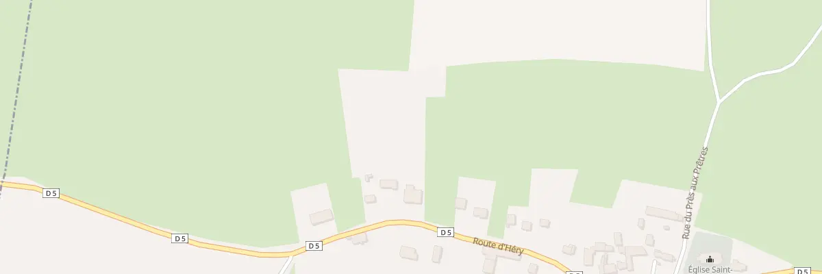 Plan du 22 Rte d’Héry à Rouvray