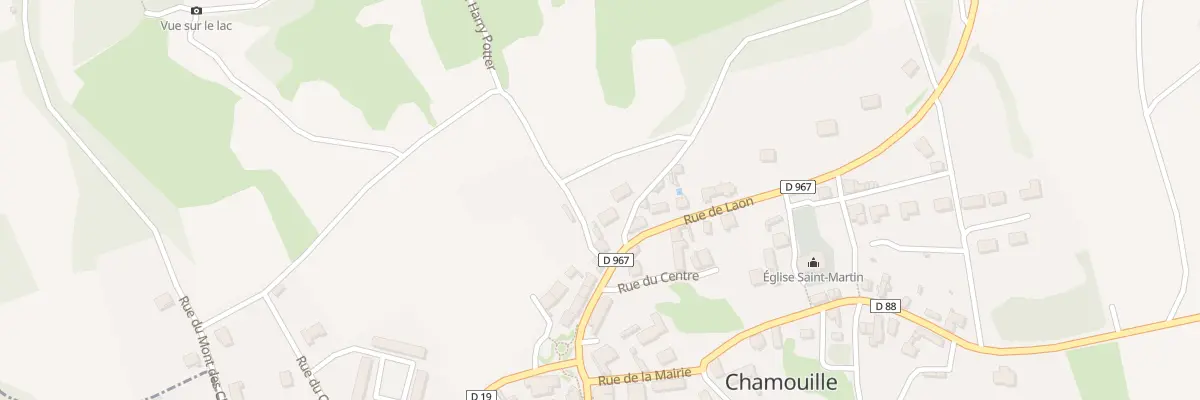 Plan du 11 Rue de Laon à Chamouille