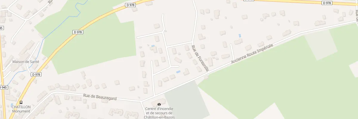Plan du 214 Rue du Champ Lauron à Châtillon-en-Bazois