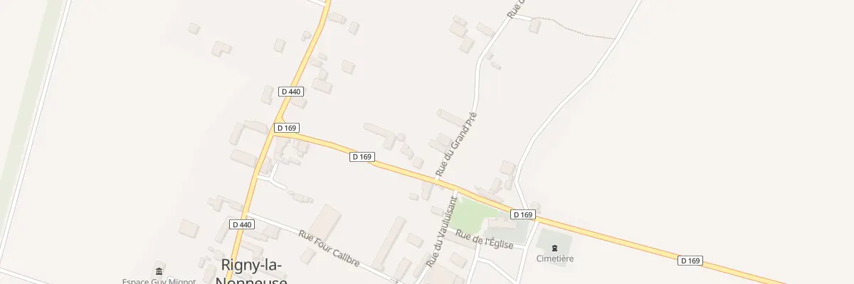 Plan du 1 Rue du Grand Pre à Rigny-la-Nonneuse