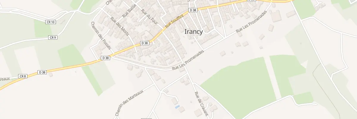 Plan du 14 Rue les Promenades à Irancy