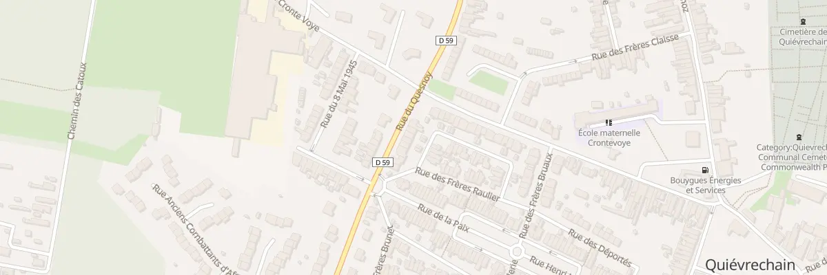 Plan du 152 Rue du Quesnoy à Quiévrechain