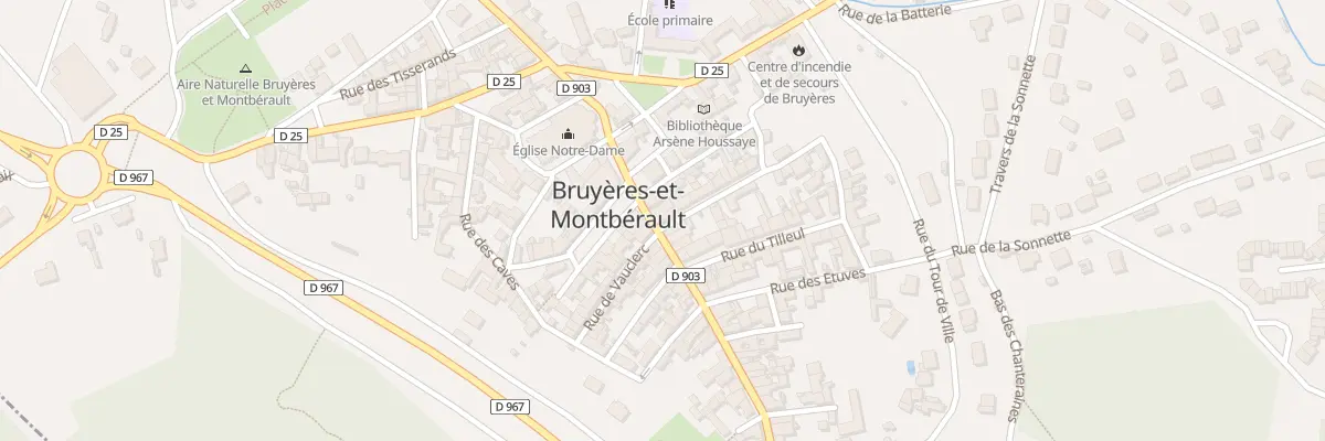 Plan du 3 Rue Porte de Reims à Bruyères-et-Montbérault