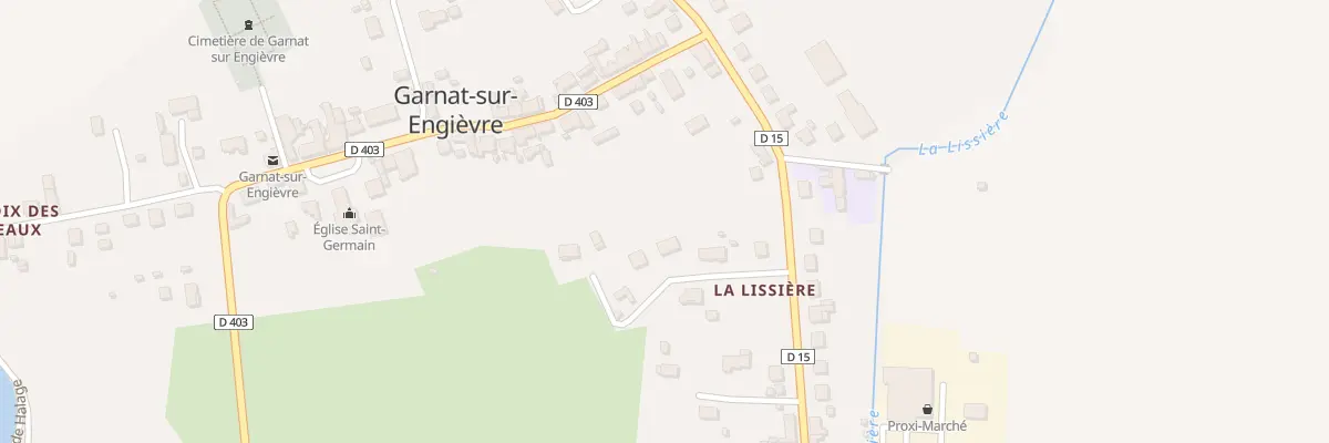 Plan du 4 Imp de la Lissiere à Garnat-sur-Engièvre