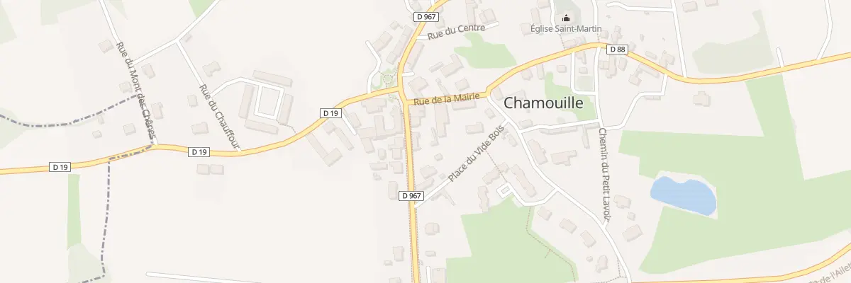 Plan du 5 Rue du Chemin des Dames à Chamouille