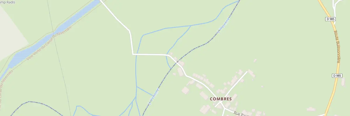 Plan du 128 Les Melouts à Marigny-sur-Yonne