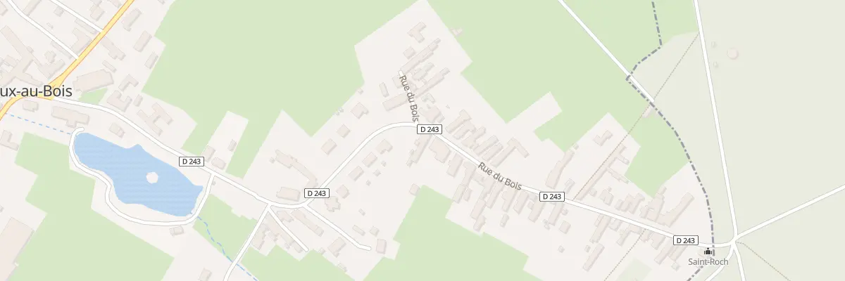 Plan du 24 Rue du Bois à Preux-au-Bois