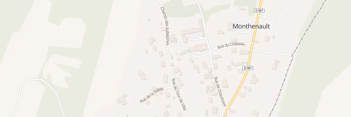 Plan du 3 Rue du Tour de Ville à Monthenault