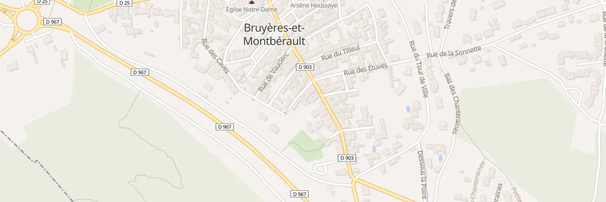 Plan du 24 Rue Porte de Reims à Bruyères-et-Montbérault