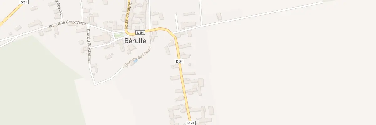 Plan du 9 Rue du Faubourg à Bérulle