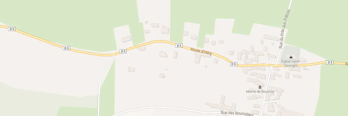 Plan du 11 Rte d’Héry à Rouvray