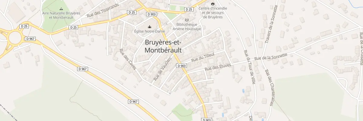 Plan du 11 Rue Porte de Reims à Bruyères-et-Montbérault