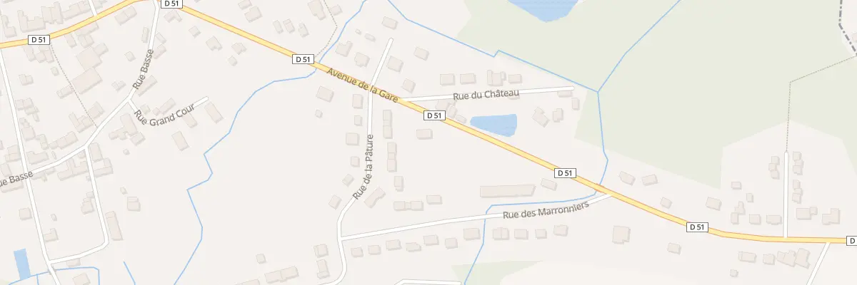 Plan du 8 Rue de la Gare à Esclavolles-Lurey