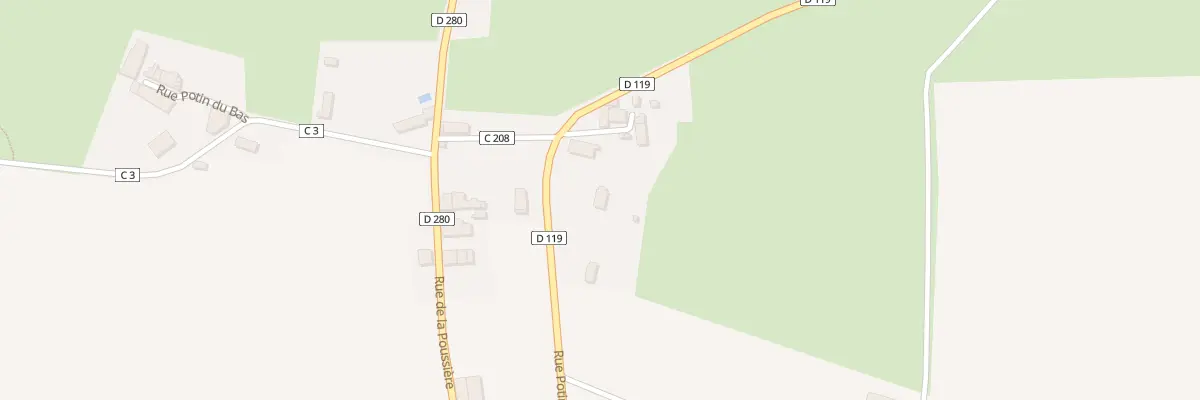 Plan du 1 Rte de Tannay à Teigny