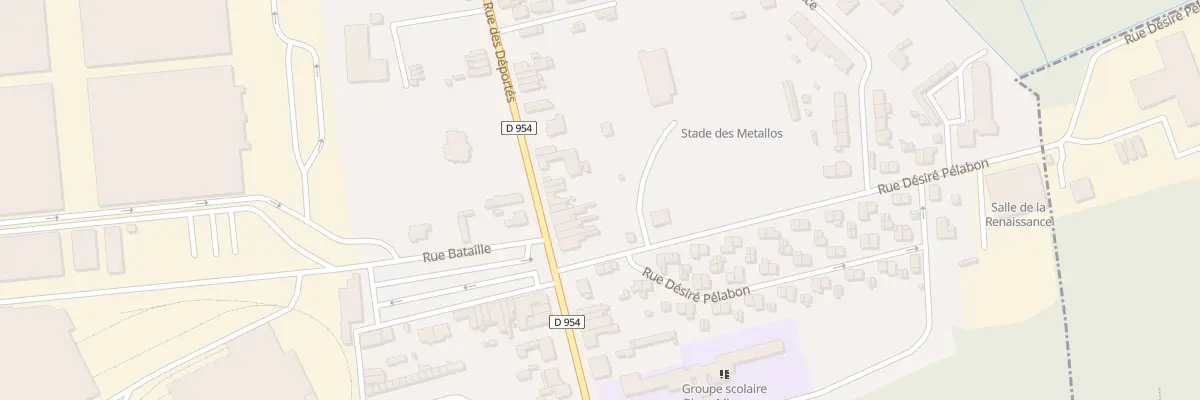 Plan du 126 Rue des Déportés à Crespin