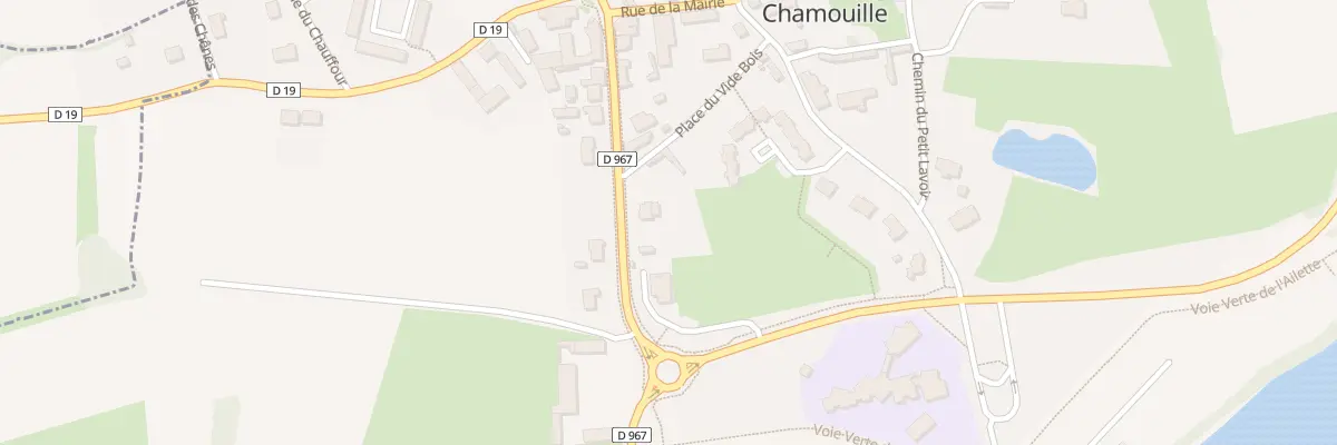 Plan du 15 Rue du Chemin des Dames à Chamouille