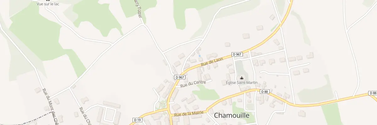 Plan du 13 Rue de Laon à Chamouille
