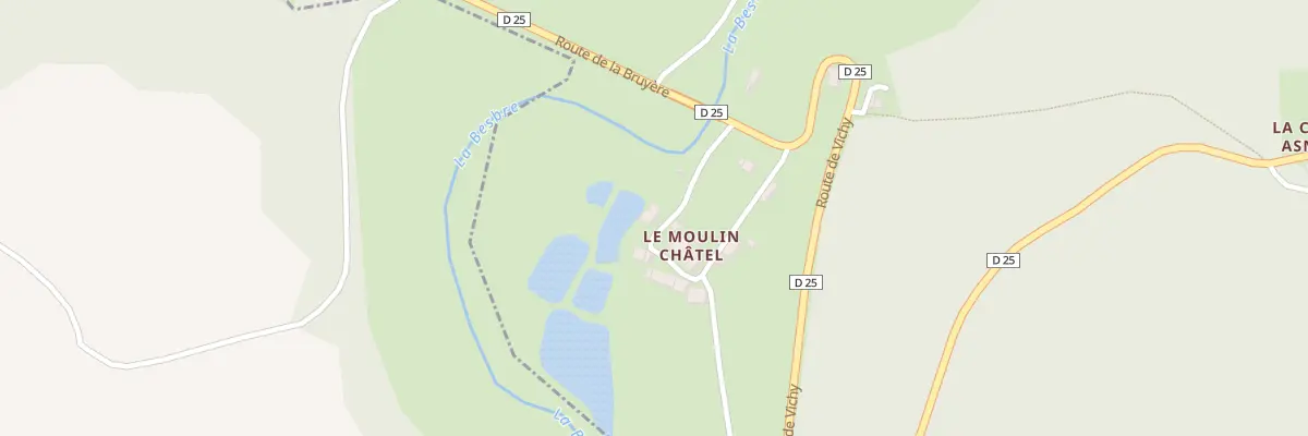 Plan du 5314A Moulin-Châtel à Châtel-Montagne
