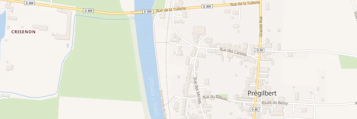 Plan du 5 Che de l’Abreuvoir à Prégilbert