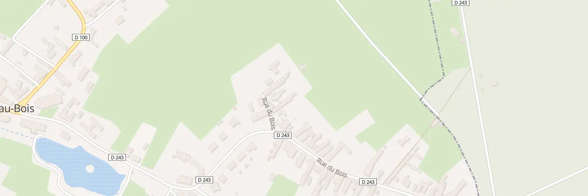 Plan du 45 Rue du Bois à Preux-au-Bois