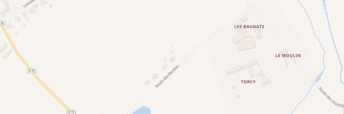 Plan du 7 Rte des Baudats à Garnat-sur-Engièvre
