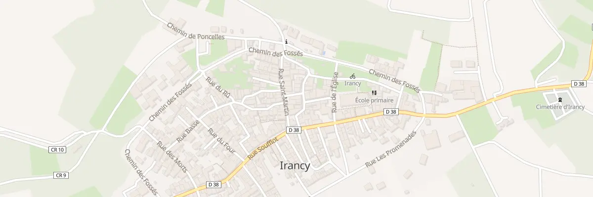 Plan du 6 Rue St Martin à Irancy