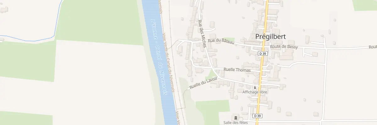 Plan du 9 Rue du Trou Poinchi à Prégilbert