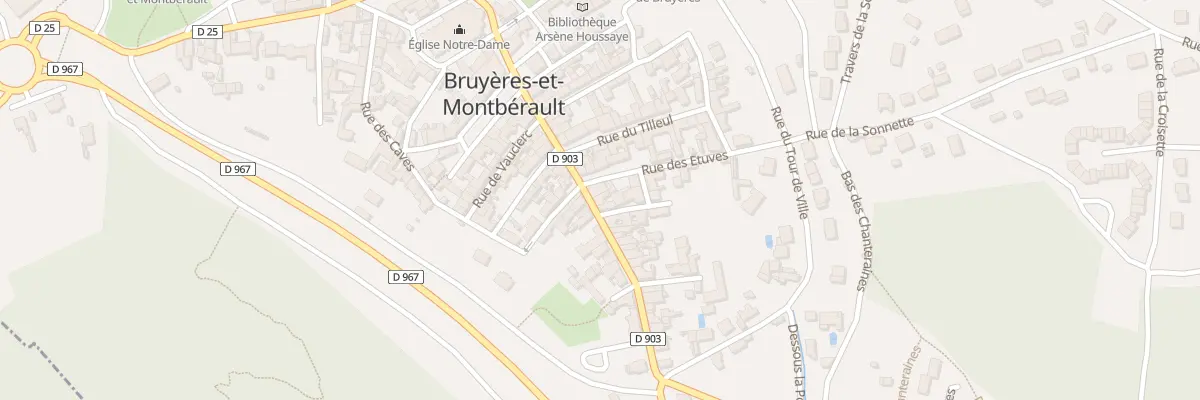Plan du 19 Rue Porte de Reims à Bruyères-et-Montbérault