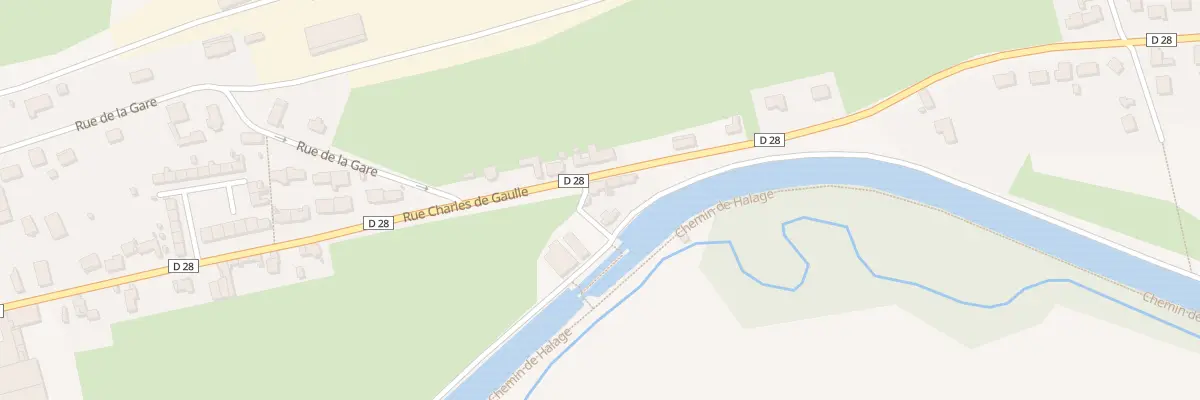Plan du 604 Rue Charles de Gaulle à Étreux