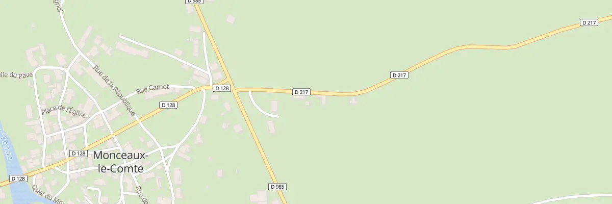 Plan du 90 Les Regies à Monceaux-le-Comte