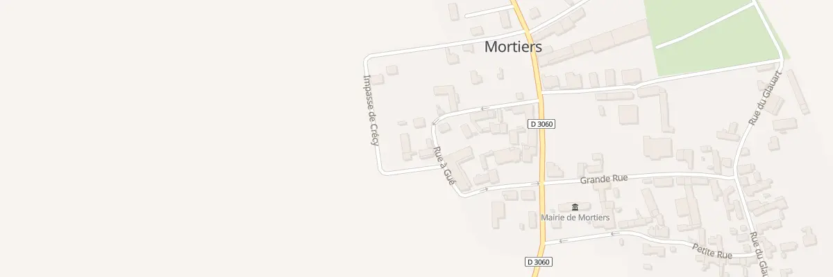 Plan du 8 Rue à Gué à Mortiers