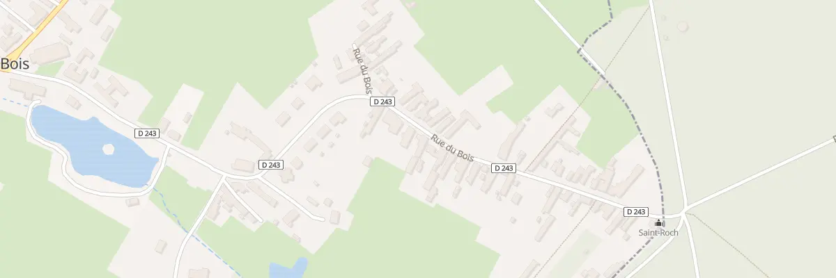 Plan du 34 Rue du Bois à Preux-au-Bois