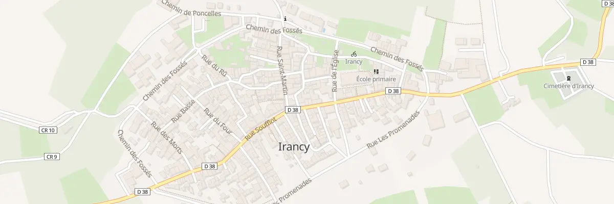 Plan du 47 Rue Soufflot à Irancy