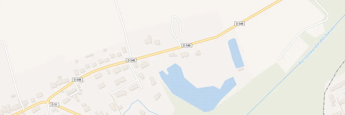 Plan du 22T Rue de Becheret à Esclavolles-Lurey