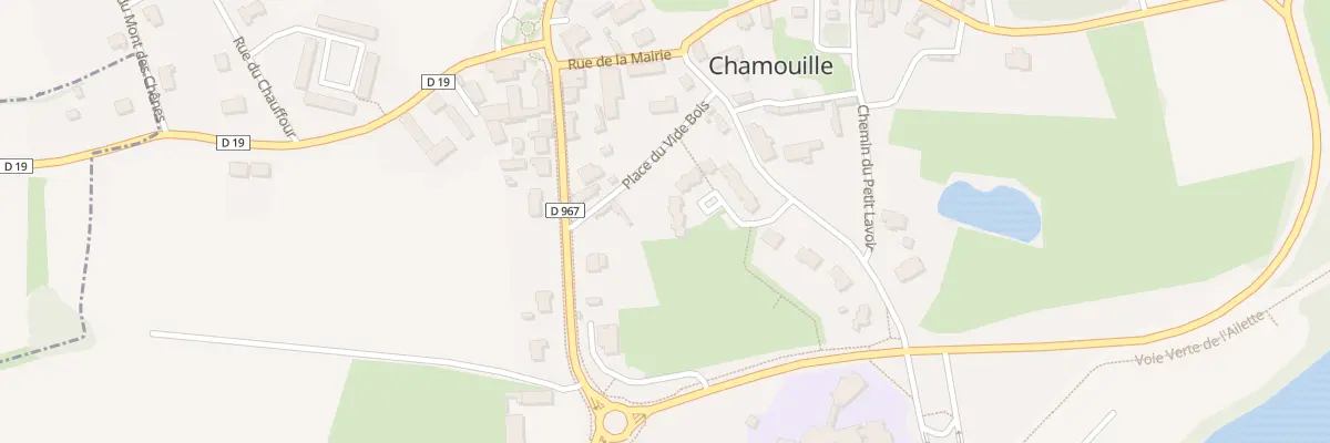 Plan du 9 Rue du Dix-Huit Juin 1940 à Chamouille