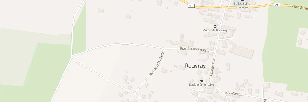 Plan du 2 Rue de la Rochelle à Rouvray